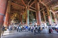 NARA, JAPAN - MAY 11: The Great Buddha in Todai-ji temple onMay Royalty Free Stock Photo