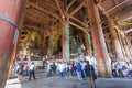 NARA, JAPAN - MAY 11: The Great Buddha in Todai-ji temple onMay Royalty Free Stock Photo