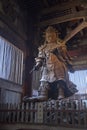 Komokuten is on of the Guardians of the four coners, located inside Todaiji Temple Royalty Free Stock Photo