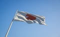 Nara Japan prefecture low angle flag