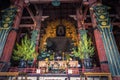Nara - May 31, 2019: Daibutsu, the great Buddha statue inside the Todai-ji temple in Nara, Japan Royalty Free Stock Photo