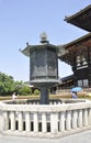 Nara, 13th may: Octogonal Lantern from Todai-ji Temple in Nara Park Complex of Nara City in Japan