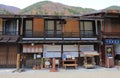 Naraijyuku historical house street Nagano Japan Royalty Free Stock Photo