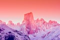 Naranjo de Bulnes at dawn in Picos de Europa. Royalty Free Stock Photo