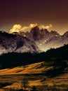 Naranjo de Bulnes known as Picu Urriellu in Picos de Europa National Park. Royalty Free Stock Photo