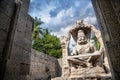 Narasimha statue in Hampi Royalty Free Stock Photo