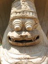 Narasimha stone statue in Hampi Royalty Free Stock Photo