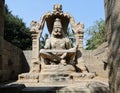 Narasinha (avatar of vishnu) statue in Hampi