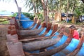 Manufacturing kolae boat at Pula Rayor Kalae tapae