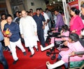 BJP President Amit Shah meet disable children and visit Narayan Seva Sansthan Royalty Free Stock Photo