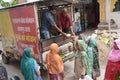 Narayan Seva Sansthan Provide food to Poor people. Royalty Free Stock Photo
