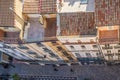 Narbonne city roofs, France