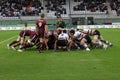 Narbonne vs Bordeaux-Begles Royalty Free Stock Photo