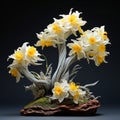 Narcissus Bonsai: Hyper-realistic Taxidermy Sculpture With Swirling Vortexes