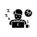 Narcolepsy glyph icon