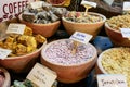 Nard incense on arabian market in Jerusalem, Israel Royalty Free Stock Photo