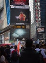 Narendra Modi's speech on Times Square Digital Screen