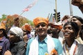 Narendra Modi in Varanasi. Royalty Free Stock Photo