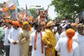 Narendra Modi in Varanasi. Royalty Free Stock Photo