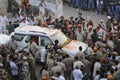 Narendra Modi in Varanasi. Royalty Free Stock Photo