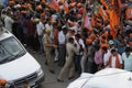 Narendra Modi in Varanasi. Royalty Free Stock Photo