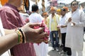 Narendra Modi visits Varanasi.