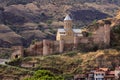 Narikala fortress in Tbilisi city, Georgia Royalty Free Stock Photo