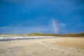 Narin Strand is a beautiful large blue flag beach in Portnoo, County Donegal - Ireland Royalty Free Stock Photo
