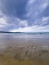 Narin Strand is a beautiful large blue flag beach in Portnoo, County Donegal - Ireland. Royalty Free Stock Photo