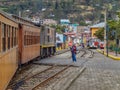 Nariz del Diablo Train Stop Alausi Ecuador