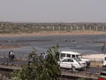 NARMADA   BRIDGE VIEW Royalty Free Stock Photo