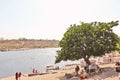 Narmada River near Bheraghat in Jabalpur