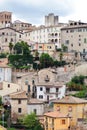 Narni, Italy. Beautiful view of historic center of the small ancient hilltown Narni