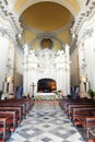 Narni Scalo, Italy. Interior of catholic church Chiesa della Madonna del Ponte