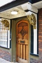 Narnia door at University Church of St Mary in Oxford Royalty Free Stock Photo