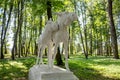 NARO-FOMINSK, RUSSIA - AUG. 2017: Sculptures in the park