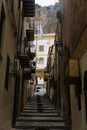 Narow lane in Cefalu Royalty Free Stock Photo