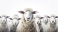 Narrative-driven Visual Storytelling: White Sheep Standing Together