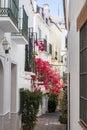 Narrow alley Marbella old town Spain Royalty Free Stock Photo