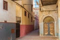 Narrow alley in Medina of Sale, Morocco