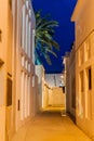 Narrow alley in Muharraq Royalty Free Stock Photo