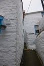 Narrow alley in Port Isaac Royalty Free Stock Photo