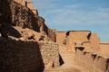 Narrow alleyways at Ait Ben Haddou ksar Morocco, a Unesco Heritage site Royalty Free Stock Photo