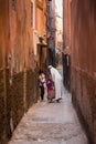 Narrow alleyways of Marrakech Medina