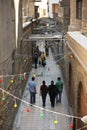 A narrow ancient street of Cairo
