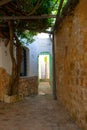 Narrow ancient street