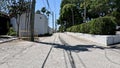 Narrow back road and buildings Royalty Free Stock Photo