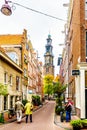 The Bloemstraat in the Jordaan district of Amsterdam, the Netherlands