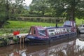 Narrow Boat on the Brecon and Monmouthshire Canal