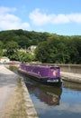 Narrow boat Dundas Aqueduct Kennet and Avon canal